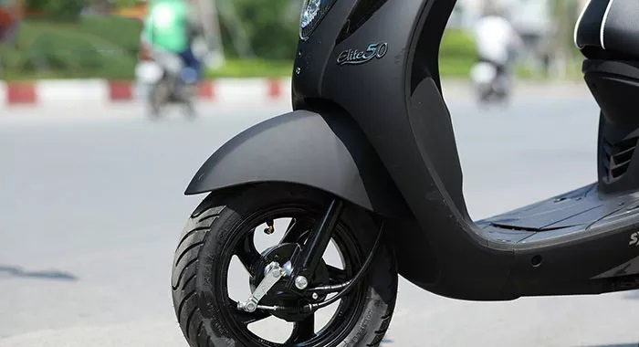 Bánh trước xe ga elite sym 50cc