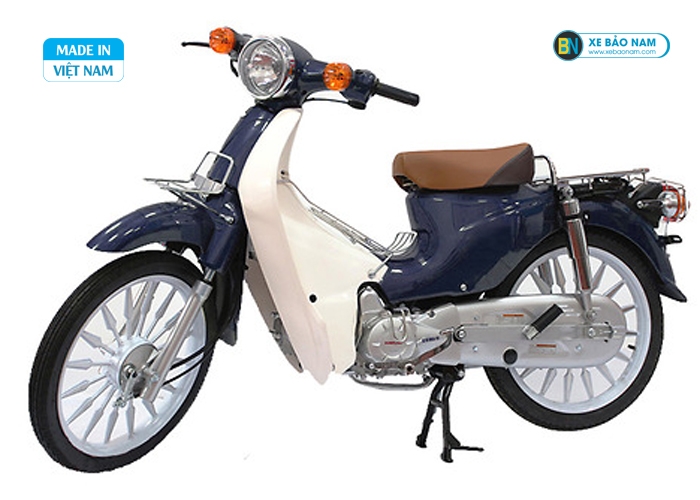 Xe cub 50cc màu xanh đậm ( vành đúc 17ich )