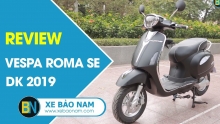 Xe máy điện Vespa Roma SE DK 2019| giá 14.000.000đ ► Cải tiến hoàn toàn kiểu dáng sành điệu(HD)