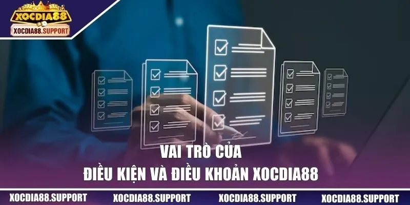 Vai trò của điều kiện và điều khoản Xocdia88